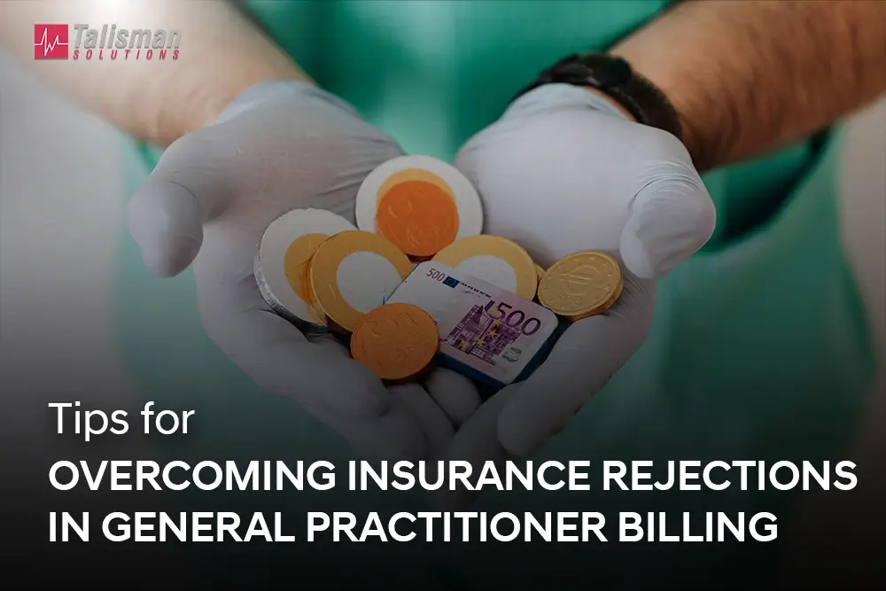 doctor receiving insurance billing claim